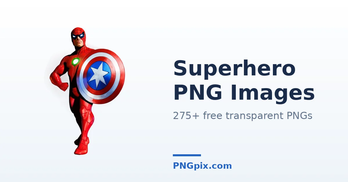 Superhero PNG images