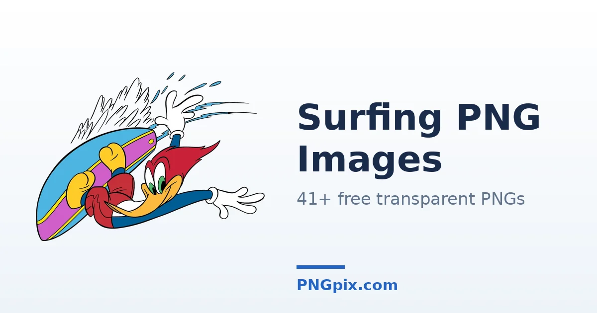 Surfing PNG images