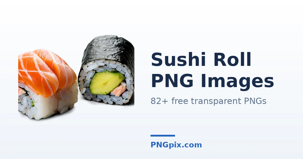 Sushi Roll PNG images