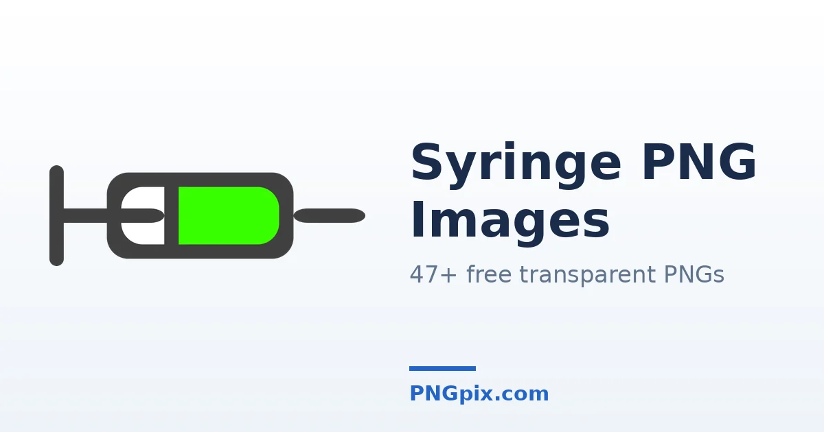 Syringe PNG images