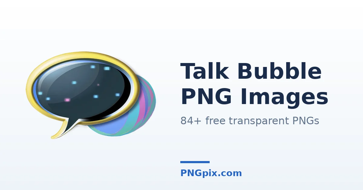 Talk Bubble PNG images