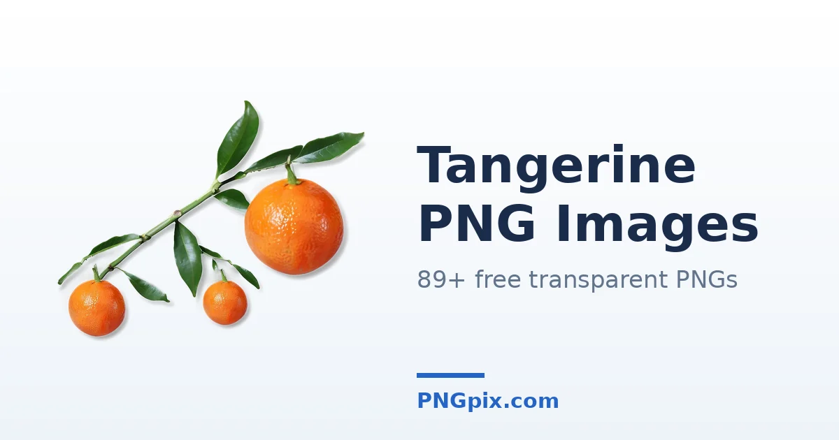 Tangerine PNG images