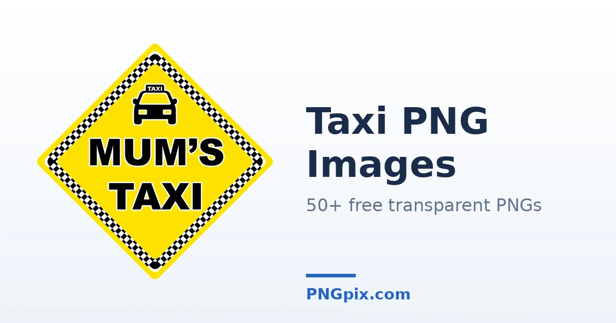 Taxi PNG images