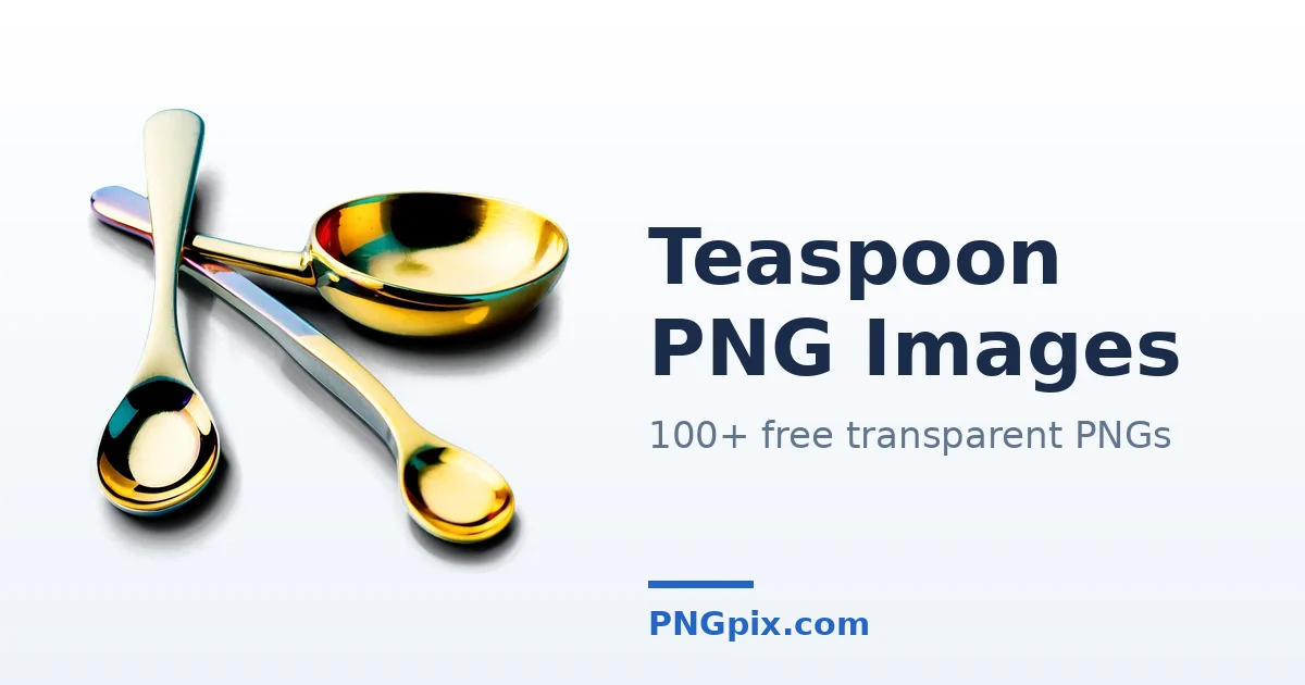 Teaspoon PNG images