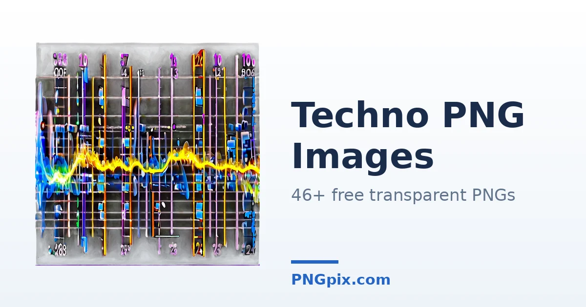 Techno PNG images