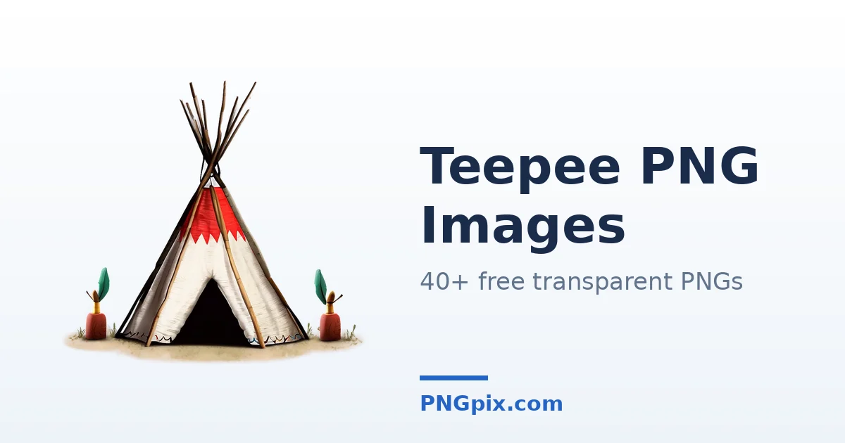 Teepee PNG images