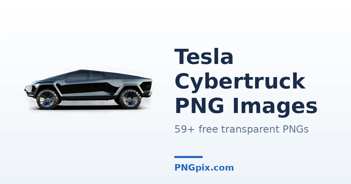 Tesla Cybertruck PNG images