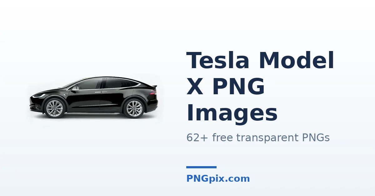 Tesla Model X PNG images
