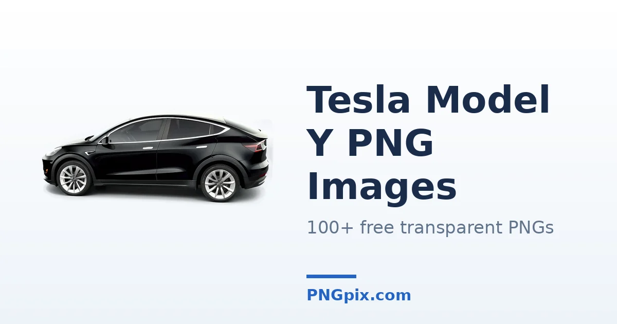 Tesla Model Y PNG images