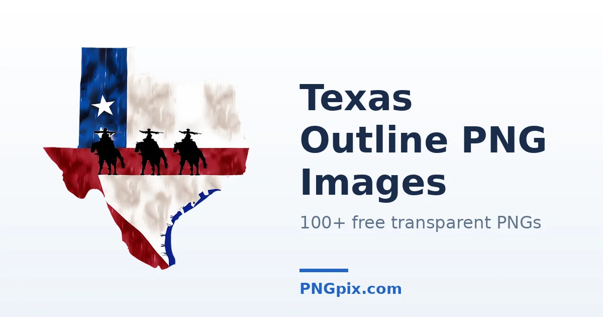 Texas Outline PNG images