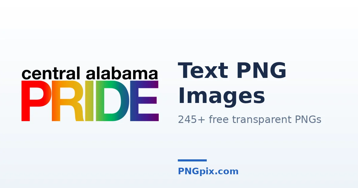 Text PNG images