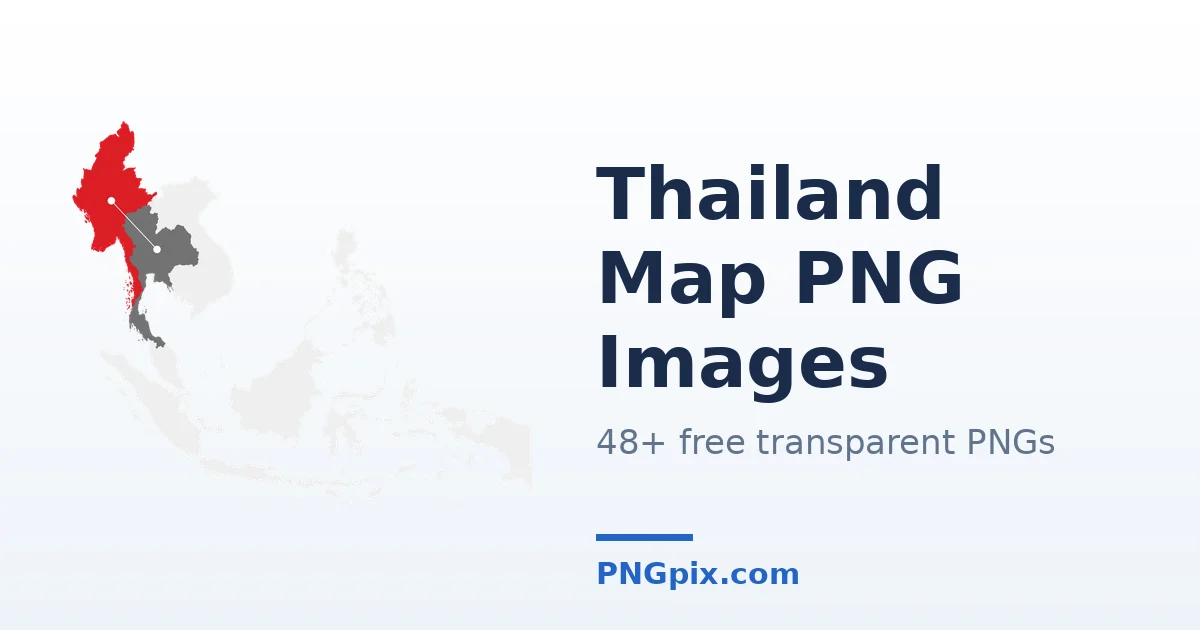 Thailand Map PNG images