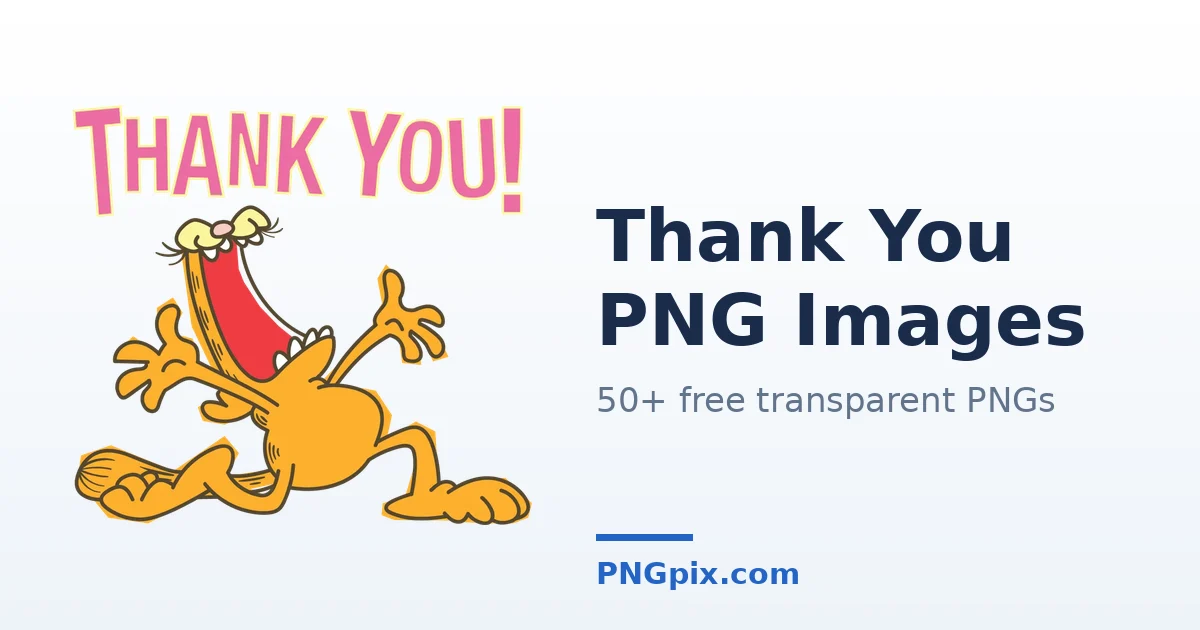 Thank You PNG images