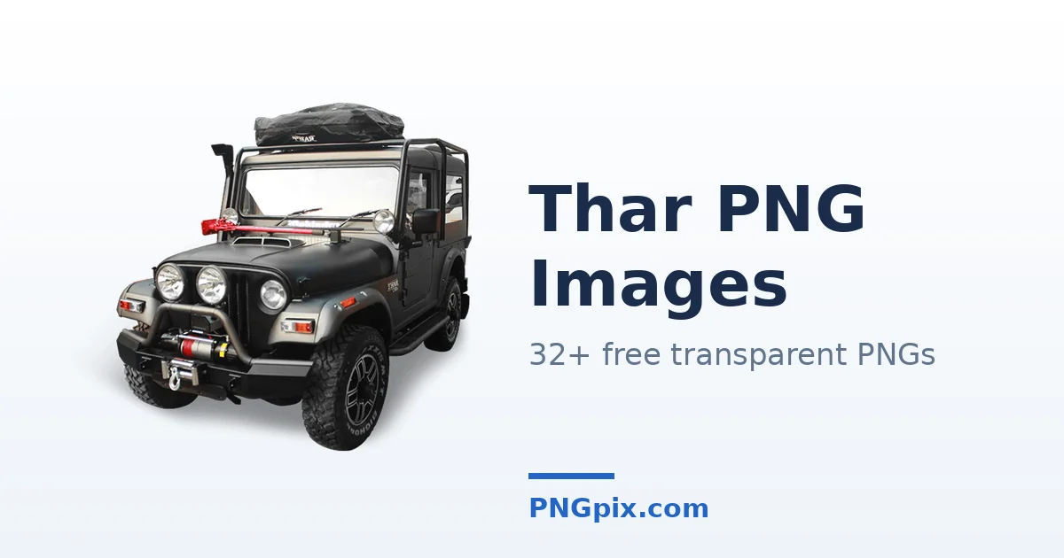 Thar PNG images