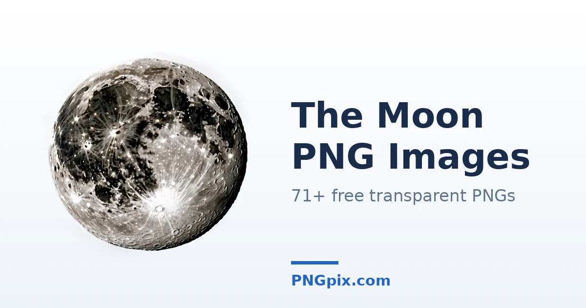 The Moon PNG images