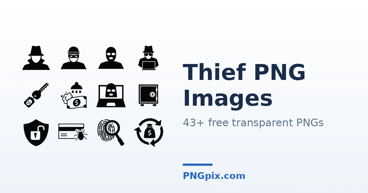 Thief PNG images