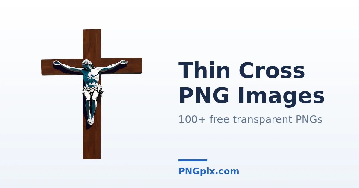 Thin Cross PNG images