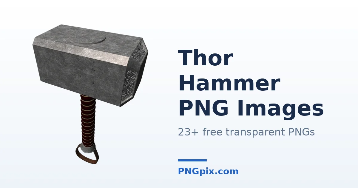 Thor Hammer PNG images