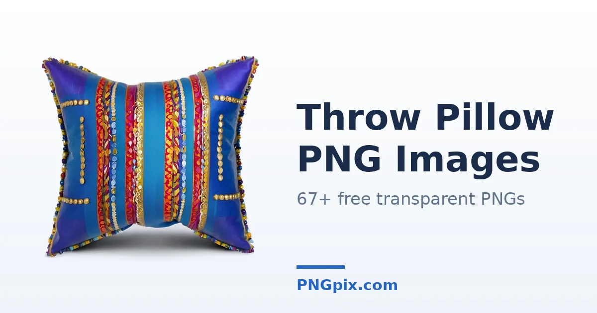 Throw Pillow PNG images