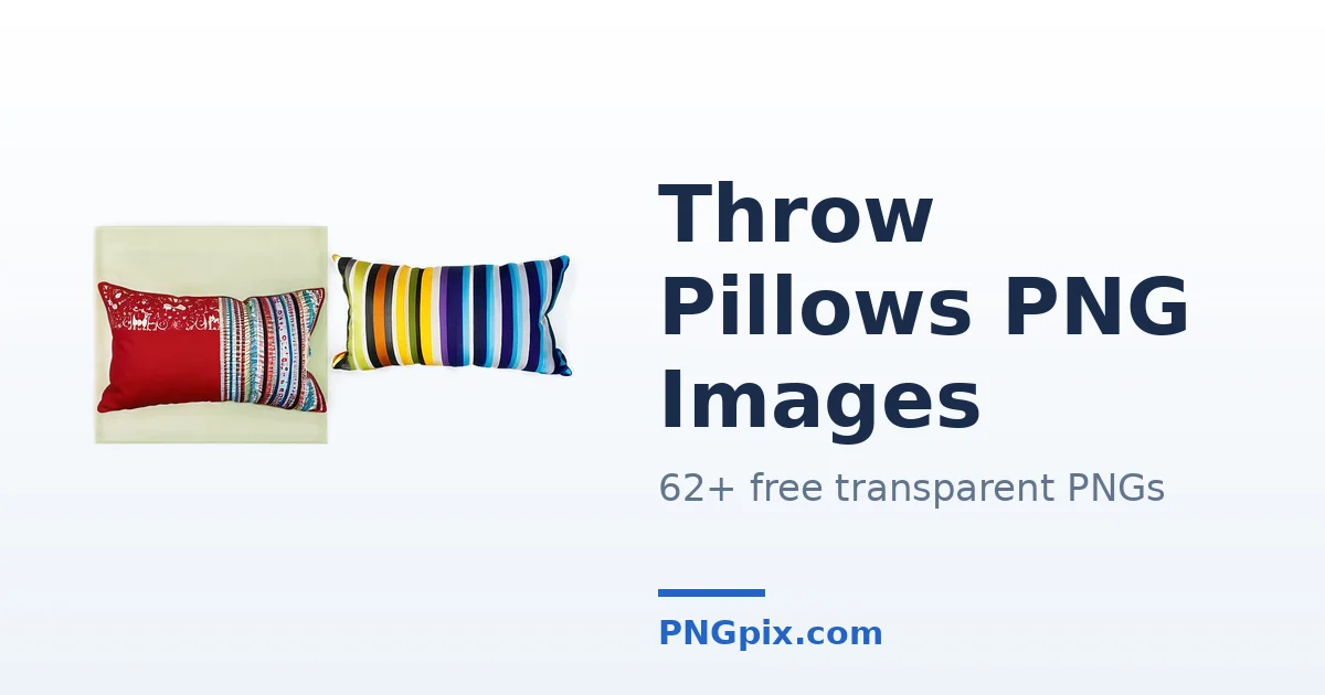 Throw Pillows PNG images