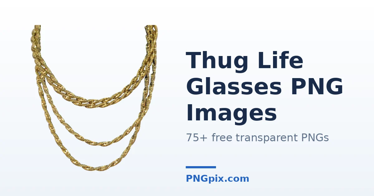 Thug Life Glasses PNG images
