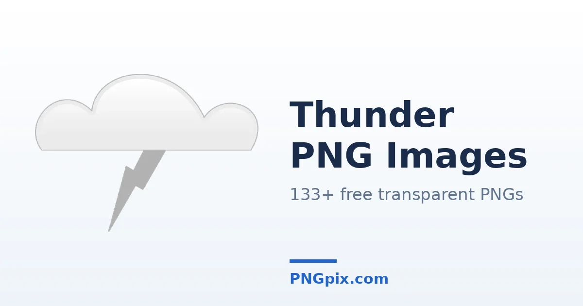 Thunder PNG images