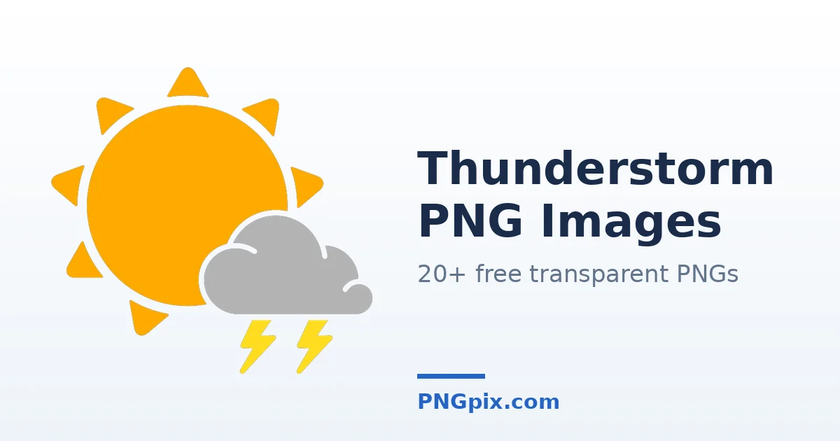 Thunderstorm PNG images