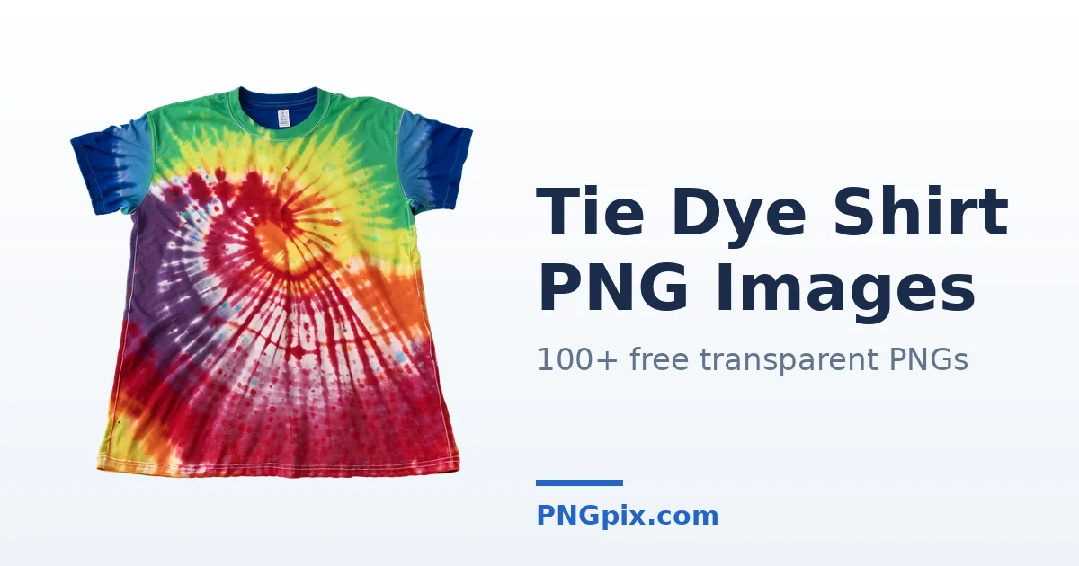 Tie Dye Shirt PNG images