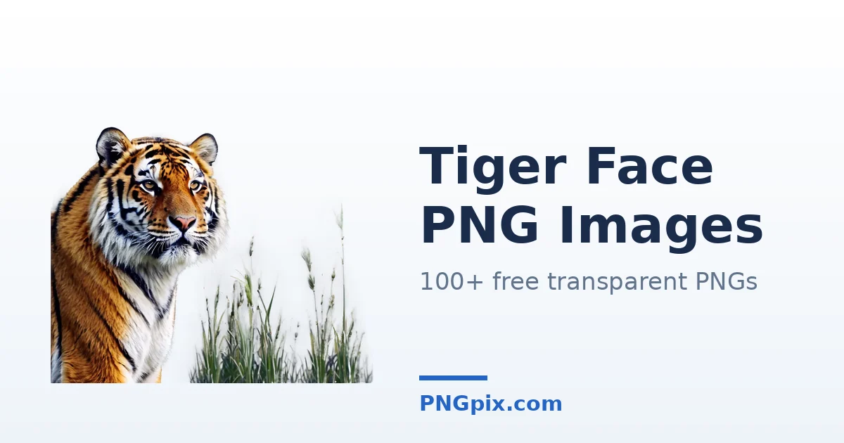 Tiger Face PNG images