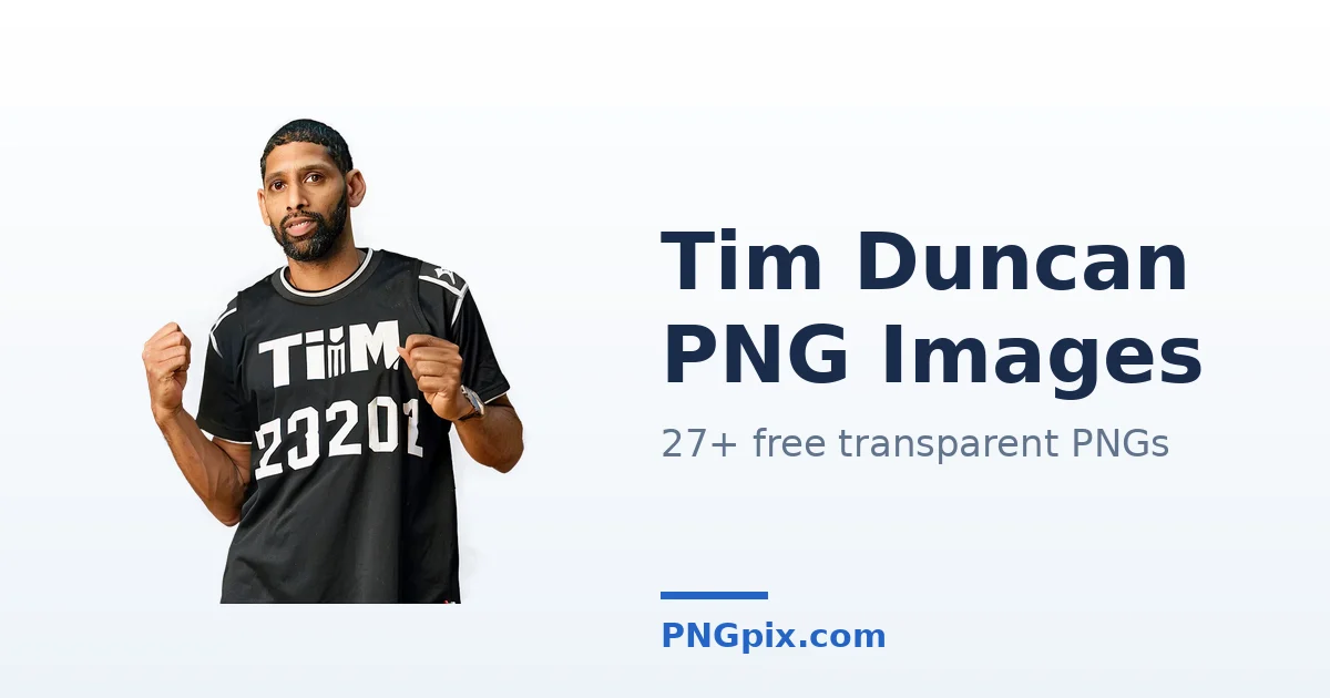 Tim Duncan PNG images