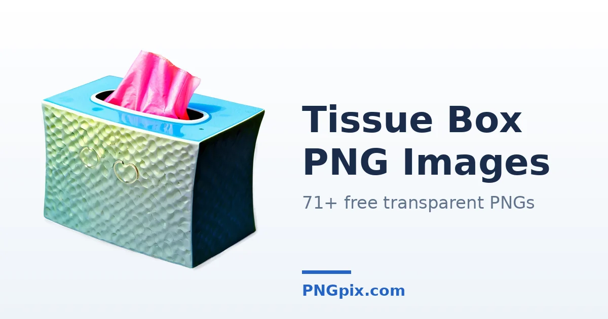 Tissue Box PNG images
