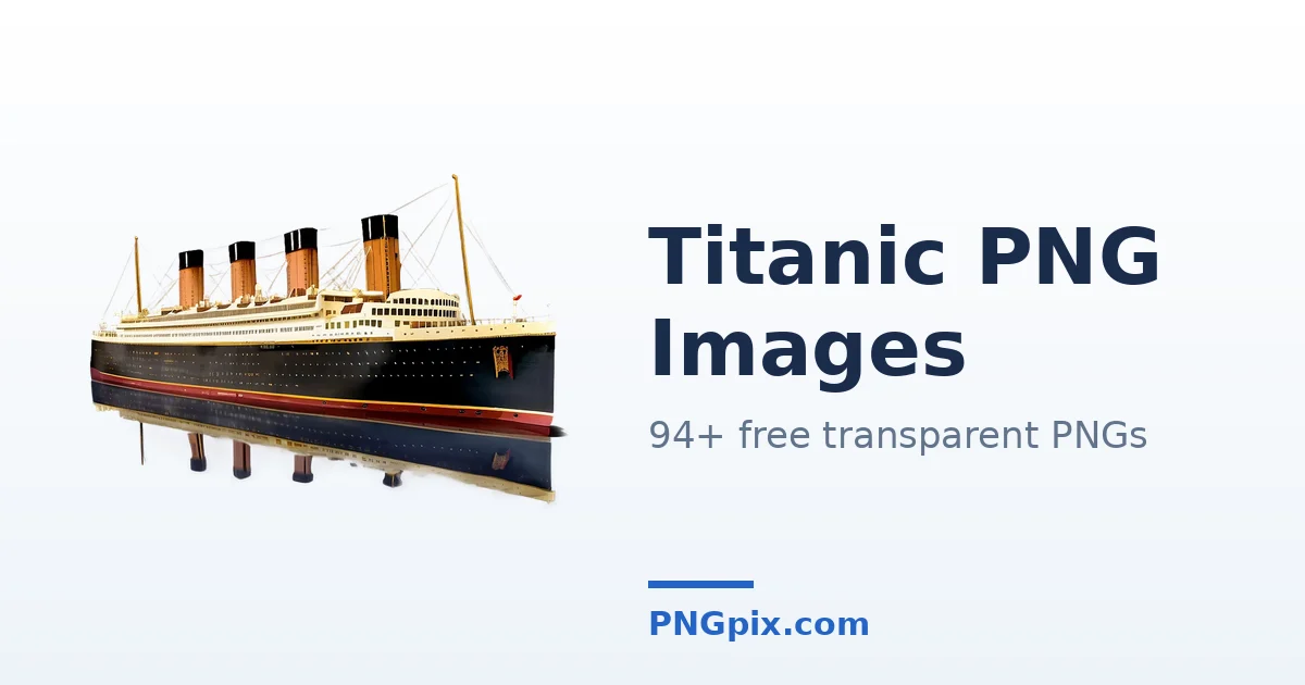 Titanic PNG images