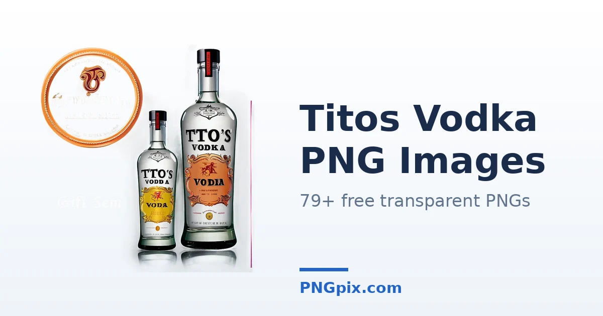 Titos Vodka PNG images