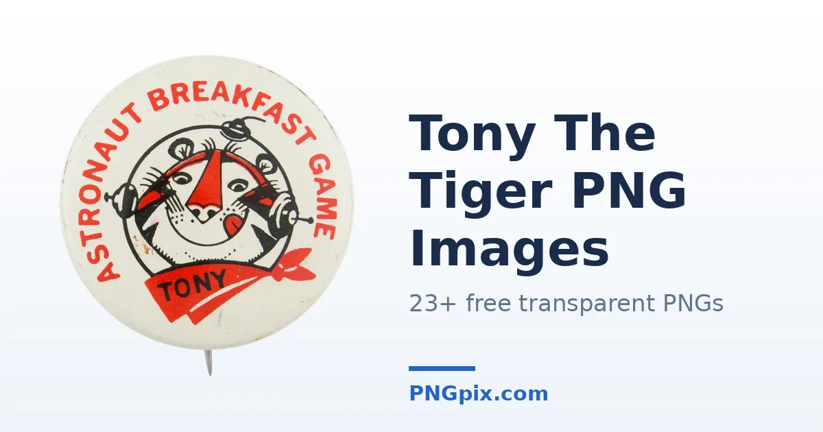 Tony The Tiger PNG images