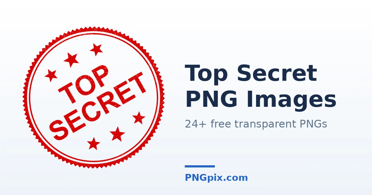 Top Secret PNG images