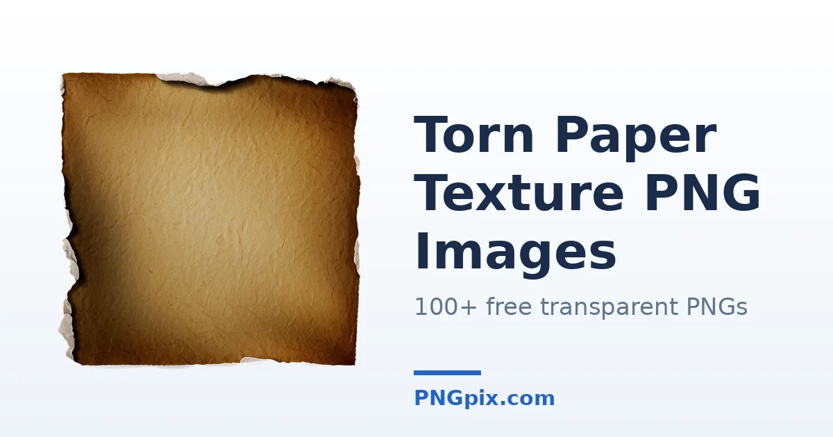 Torn Paper Texture PNG images