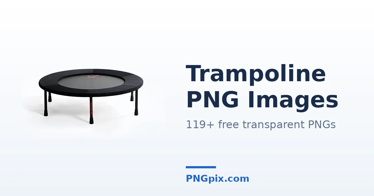 Trampoline PNG images