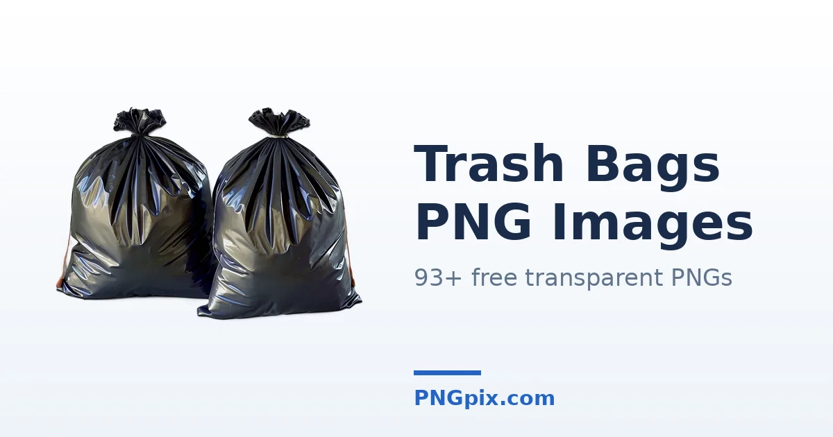 Trash Bags PNG images