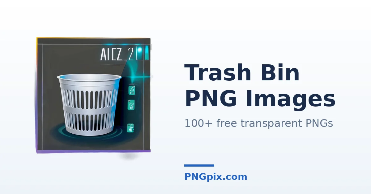 Trash Bin PNG images