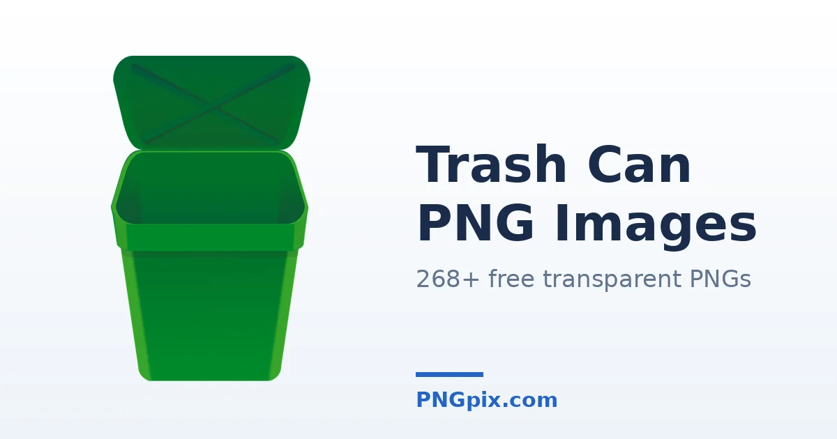 Trash Can PNG images