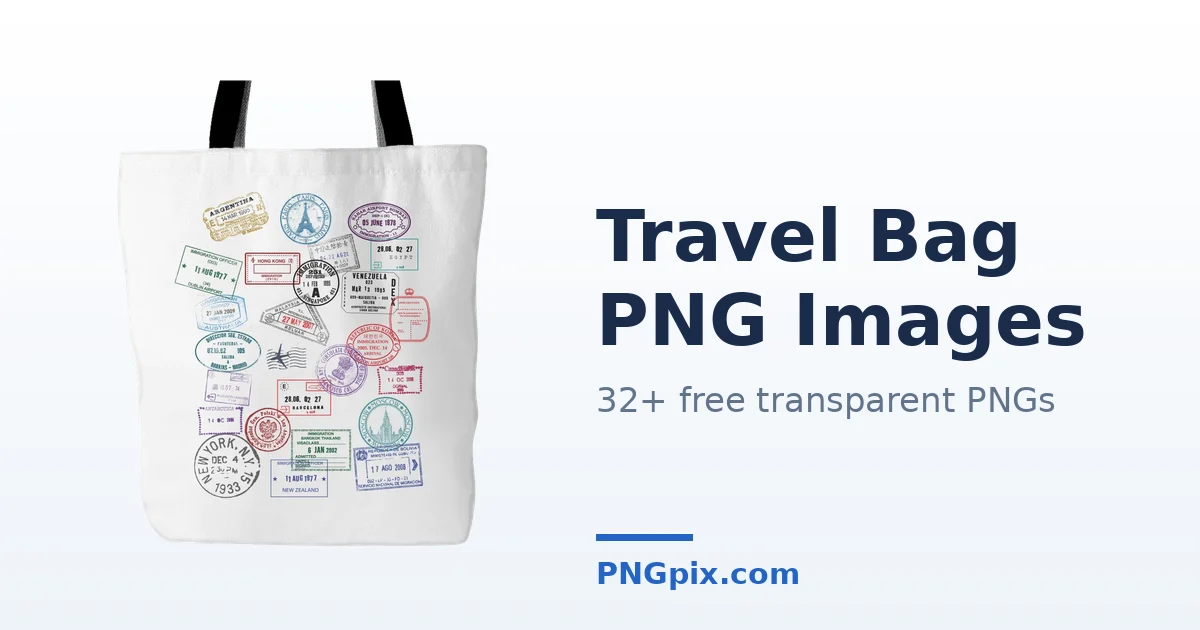 Travel Bag PNG images