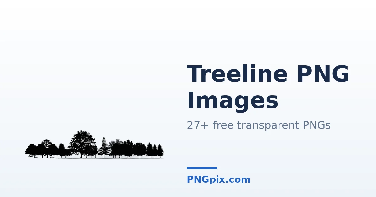Treeline PNG images