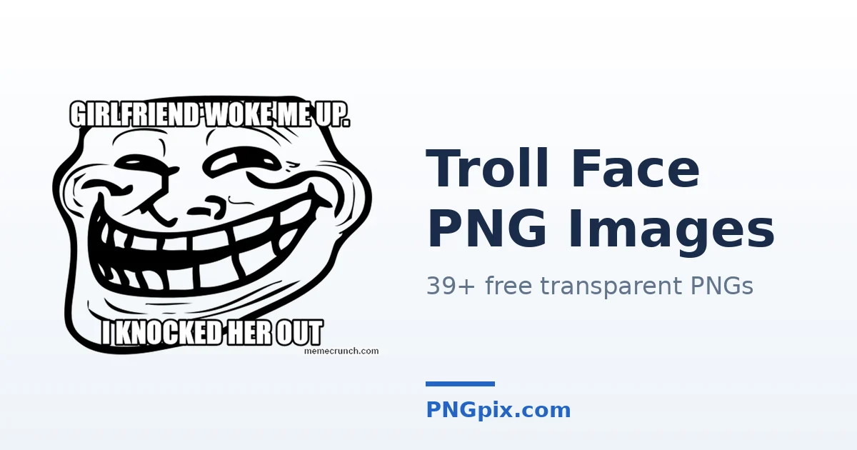 Troll Face PNG images