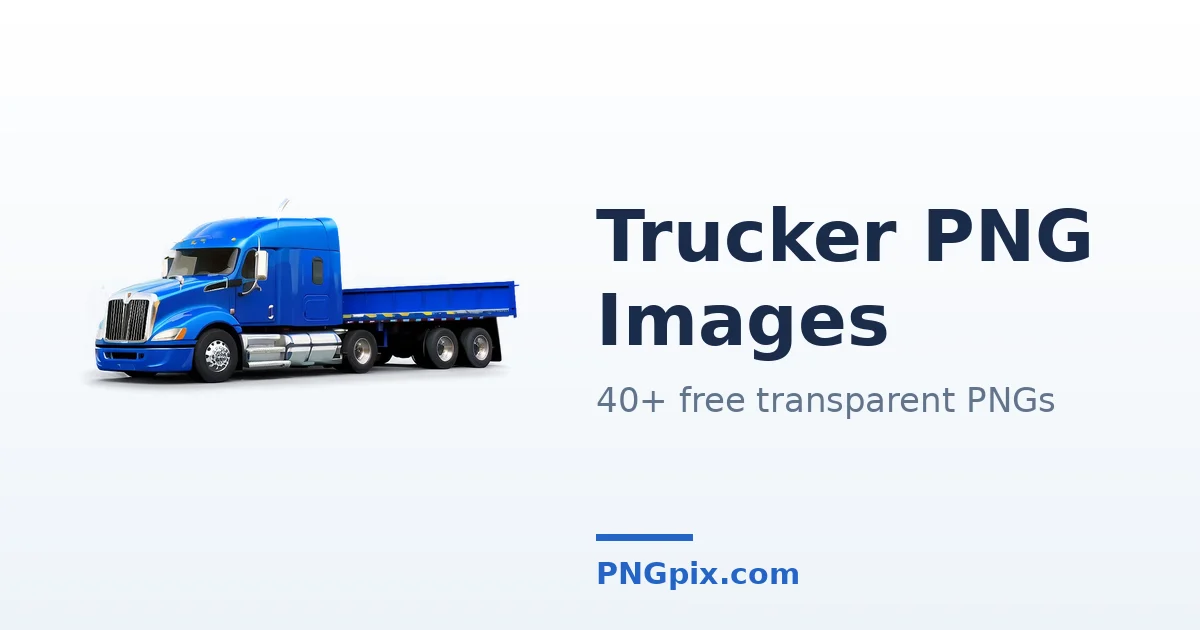 Trucker PNG images