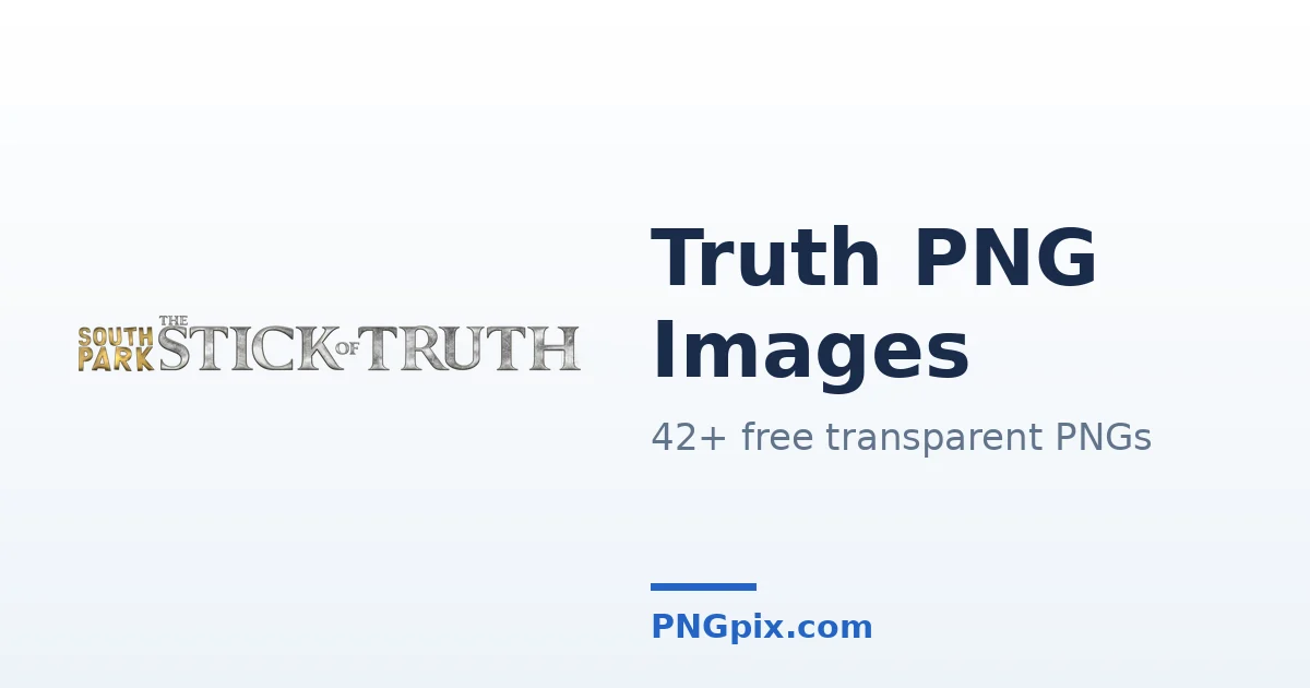 Truth PNG images