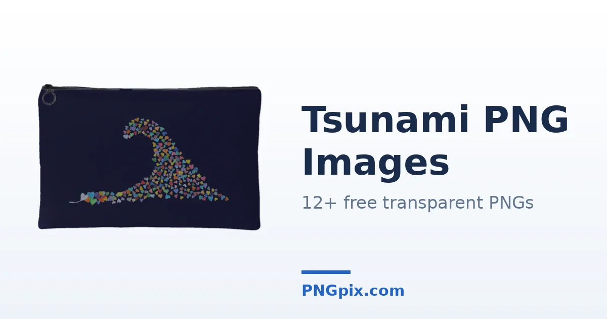 Tsunami PNG images