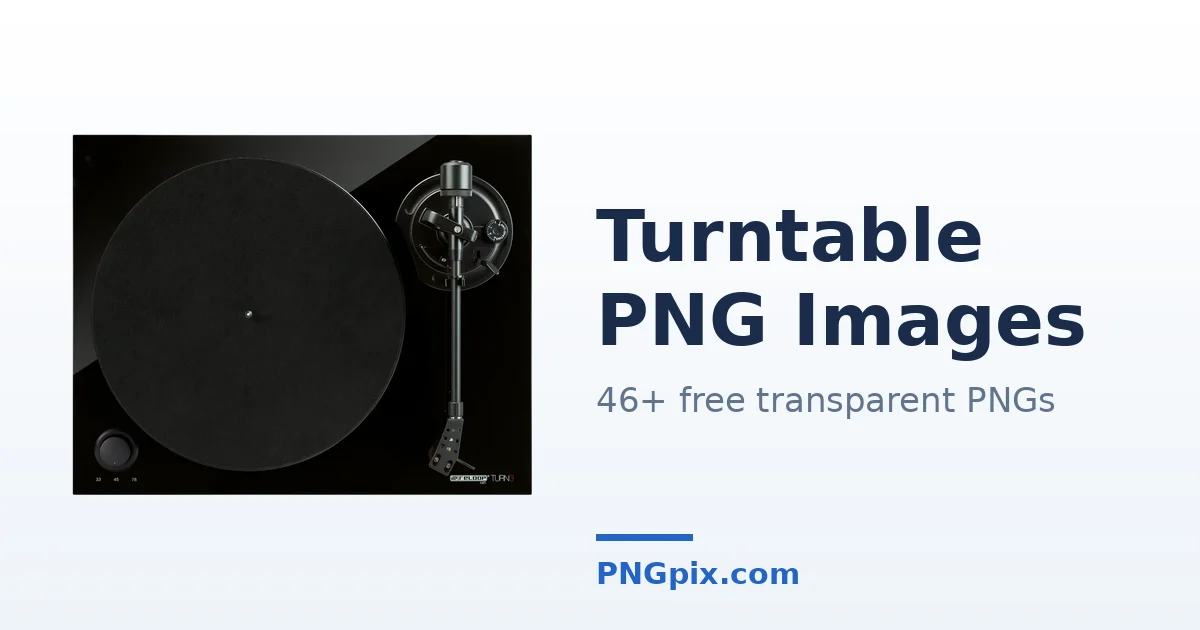 Turntable PNG images