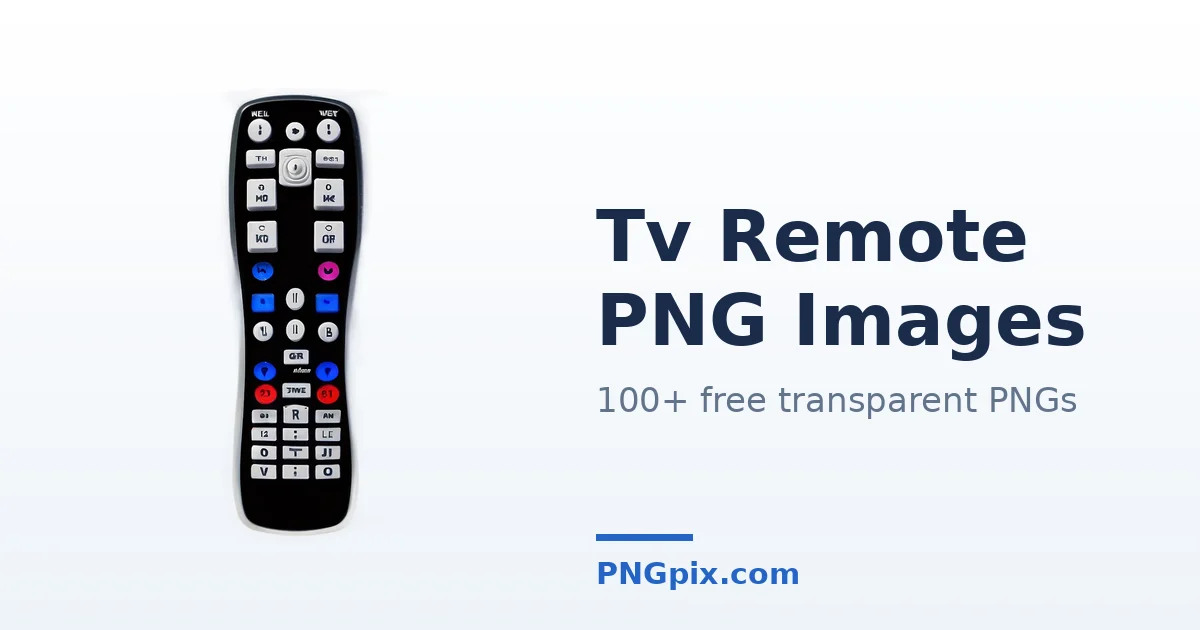 Tv Remote PNG images