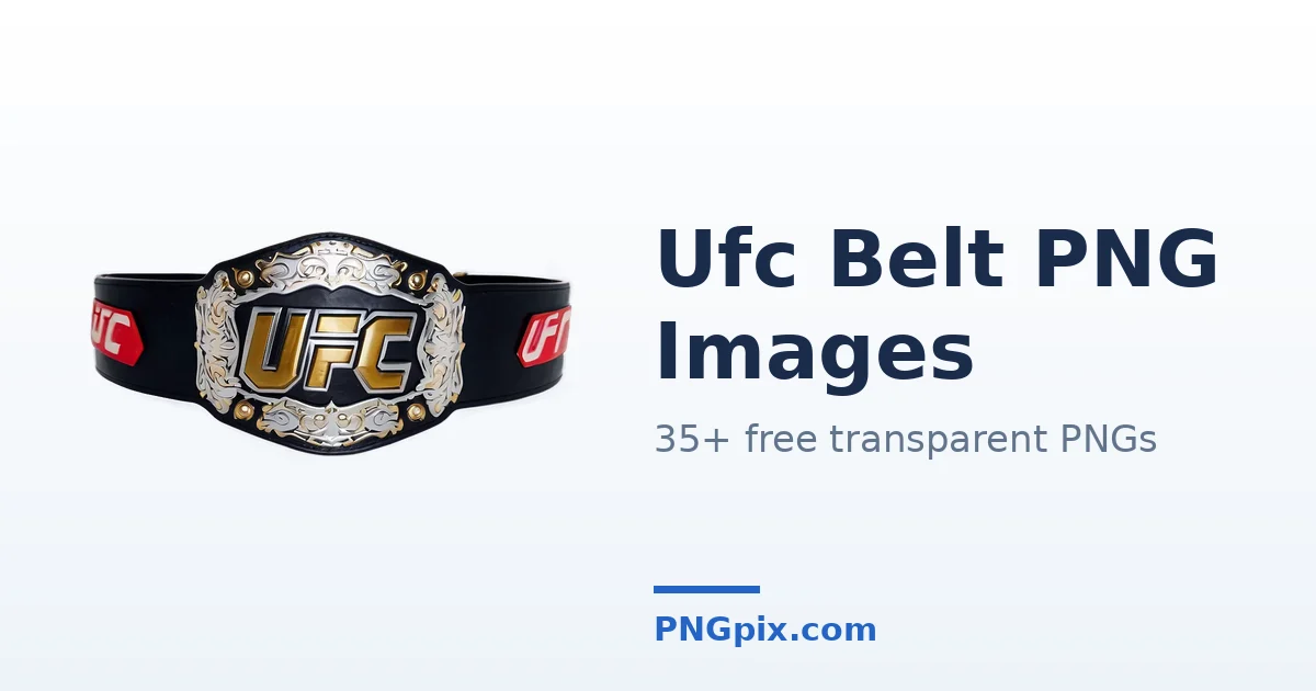 Ufc Belt PNG images