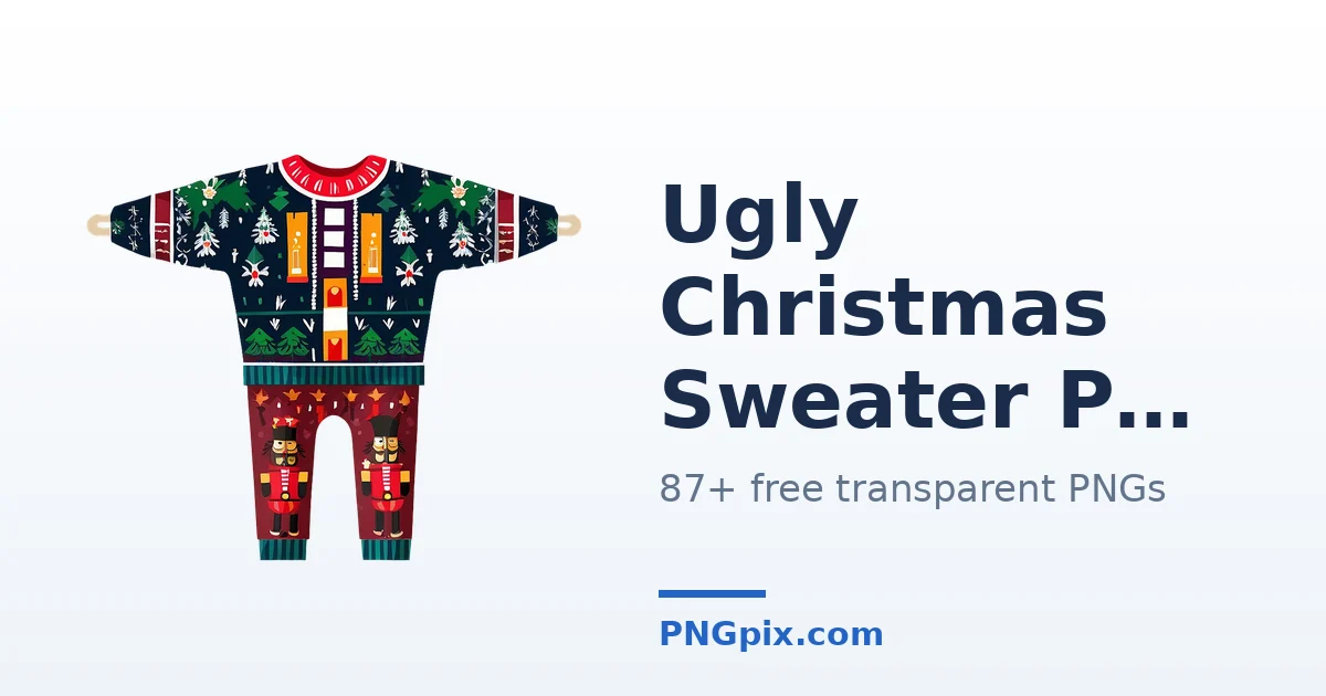 Ugly Christmas Sweater PNG images